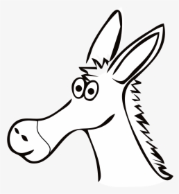 Donkey Clipart Free Co - Donkey Head Clipart, HD Png Download, Free Download