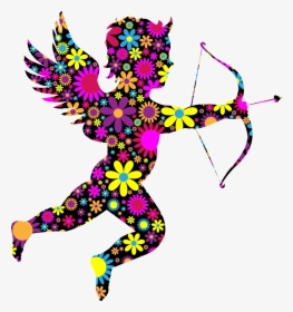 Floral Martin74"s Cupid Silhouette Clip Arts - Remo Arrow, HD Png Download, Free Download
