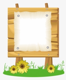 Cartoon Wood Sign Png - Notice Board Clipart, Transparent Png, Free Download