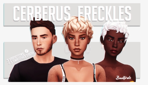̗̀ Cerberus Freckles [v2] ̖́- “hey Losers Wow Soo I - Sims 4 Cerberus Freckles, HD Png Download, Free Download