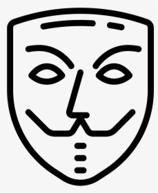Anonymous Mask Transparent Background Png - Portable Network Graphics, Png Download, Free Download
