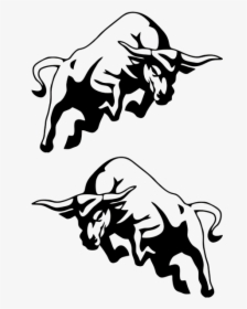 Buffalo Bull Cow Jdm Auto Car Bumper Window Vinyl Decal - Transparent Bull Logo, HD Png Download, Free Download