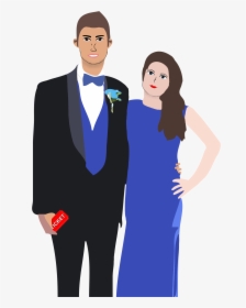 Prom Couple Png, Transparent Png, Free Download