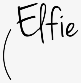 Ecriture Elfie 1 - Ibadep, HD Png Download, Free Download