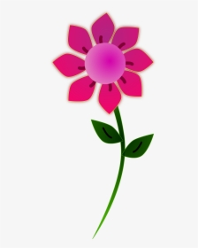 Pink Sun Flower Clip Arts - Flower Clipart Png, Transparent Png, Free Download