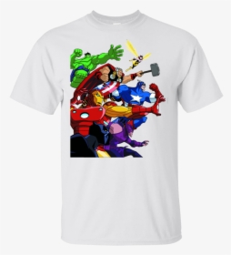 Cartoon Network Avengers Endgame T-shirt - Comic Avengers Cartoon Png, Transparent Png, Free Download