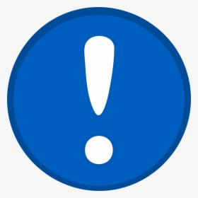 Blue Exclamation Mark Icon, HD Png Download, Free Download