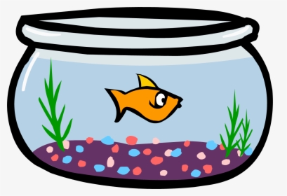 Transparent Goldfish Png - Fish In Fishbowl Clipart Png, Png Download, Free Download