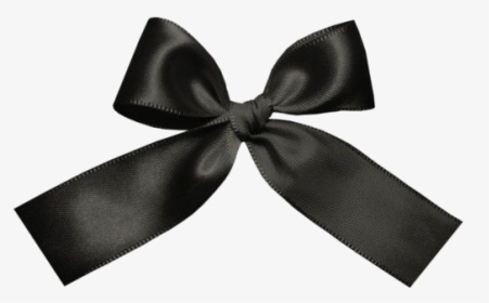 Black Bow Png - Black Ribbon Bow Png, Transparent Png, Free Download