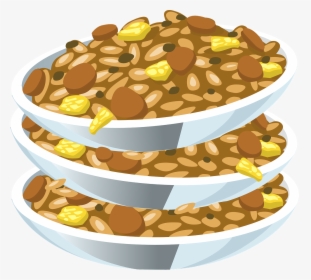 Rice, Beans, Plates, Stacked, Leftovers, Dishes, Plate - Leftovers Png, Transparent Png, Free Download