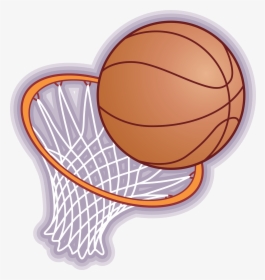 Transparent Basketball Net Clipart - Cartoon Basketball Hoop, HD Png Download, Free Download