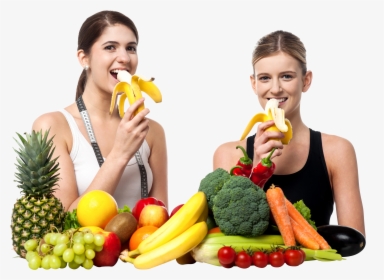 Girl With Fruits Png Image - Girls With Fruits, Transparent Png, Free Download