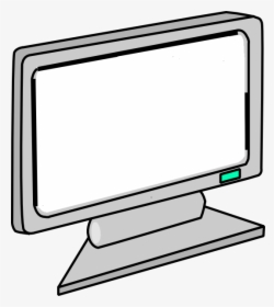 Blank Screen Computer Monitor Svg Clip Arts - Clip Art Computer Monitor, HD Png Download, Free Download