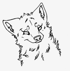 Wolf Base Sketch - Pixel Art Wolf, HD Png Download, Free Download