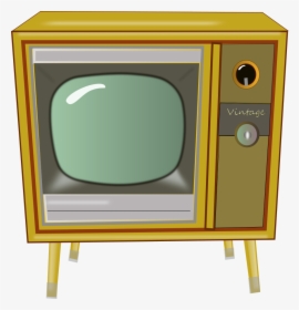 Transparent Watching Tv Png - Vintage Tv Clipart, Png Download, Free Download