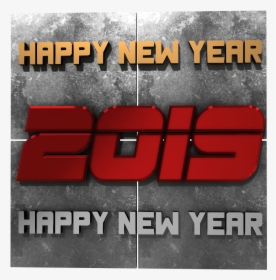 Happy New Year Free Png 3d - Graphic Design, Transparent Png, Free Download