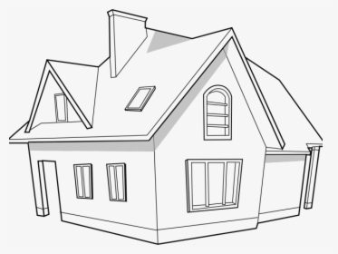 Transparent White House Clipart - Home Png Black And White, Png Download, Free Download