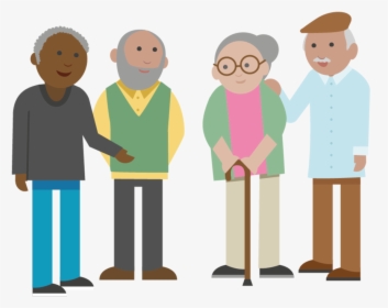 Transparent Older Adults Clipart - Old People Cartoon Png, Png Download, Free Download