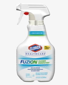 Fuzion Spray Cleaner Disinfectant Unscented 32 Oz - Bottle, HD Png Download, Free Download