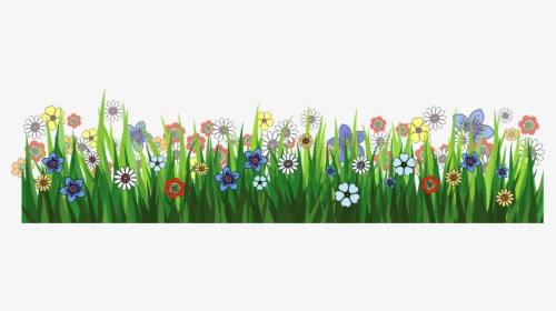 Transparent Grass Clip Art - Flower Garden Transparent Background, HD Png Download, Free Download