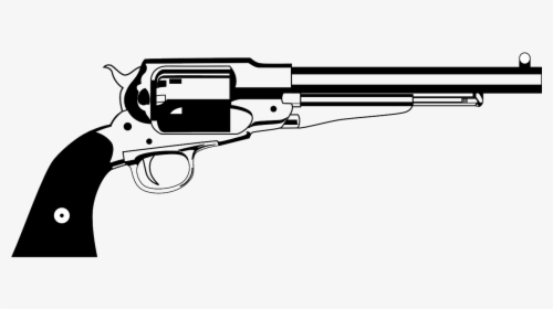 Black And White Revolver, HD Png Download, Free Download