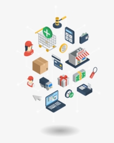 Sale Transparent Ecommerce - Digital Network Icon, HD Png Download, Free Download
