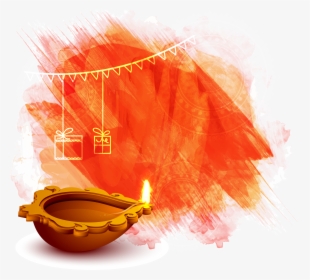 Orange Color Png - Transparent Diwali Diya Png, Png Download, Free Download