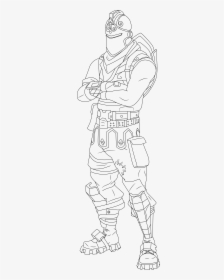 Rex Fortnite Coloring Pages, HD Png Download - kindpng