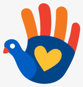 Venmo/aldi Friendsgiving Turkey Hand Emoji - Friendsgiving Hand Emoji, HD Png Download, Free Download
