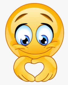 Heart Hands Emoji 54 Decal - Heart With Hands Emoji, HD Png Download, Free Download