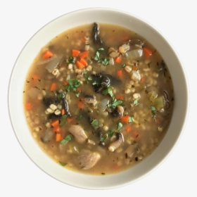 Wild Mushroom Barley Soup - Hot And Sour Soup, HD Png Download - kindpng