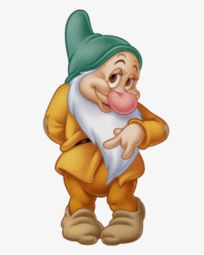 Cartoon,clip Gnome,lawn Character,art - Snow White Dwarfs Bashful, HD Png Download, Free Download
