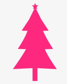 Christmas Tree Silhouette Png - Silhouette Christmas Tree Clipart, Transparent Png, Free Download