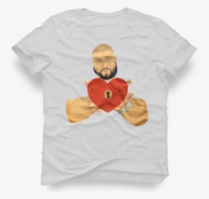 Dj Khaled- Keys To Your Heart Funny Shirt - Poppy, HD Png Download, Free Download