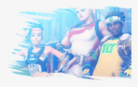 Tracer, Ana And Lucio In Overwatch Summer Games Skins - Summer Games 2017 Skins, HD Png Download, Free Download