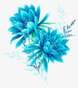 Flower Png - Blue Flower Png, Transparent Png, Free Download