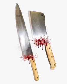 Butcher Knife Png - Butcher Knife Blood Png, Transparent Png, Free Download
