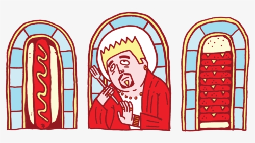 Graemezirk Editorialillustration Sadmagazine Guyfieri, HD Png Download, Free Download