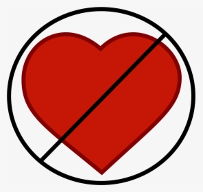 File No Svg Wikimedia - Heart Crossed Out Png, Transparent Png, Free Download
