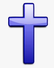 Transparent Cross Out Png - Cross Clip Art Blue, Png Download, Free Download