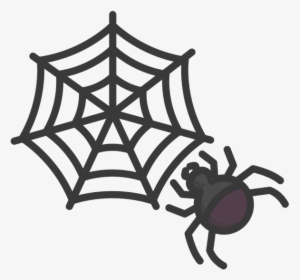 Spider Web Vector Icon - Halloween Spider Web Coloring Pages, HD Png Download, Free Download