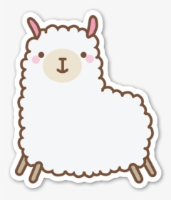 Cute Llama Sticker - Go The Behinder I Get, HD Png Download, Free Download