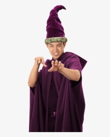 Fancy Purple Wizard Hat - Purple Wizard Hat, HD Png Download, Free Download