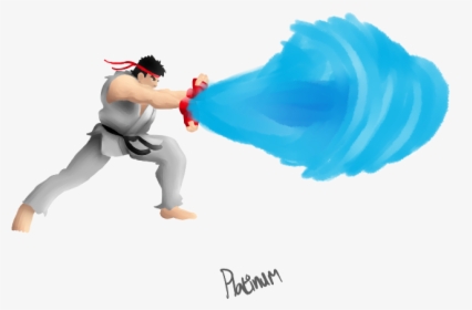 Clip Art Ryu For Free - Street Fighter Hadouken Png, Transparent Png, Free Download
