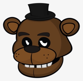Freddy Fazbear Face Png , Png Download - Freddy Fazbear Head Drawing, Transparent Png, Free Download