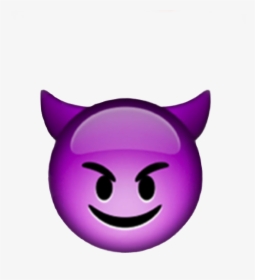 Emoji Iphone Face Devil Demon Emojiiphone Iphoneemoji Devil Emoji Png Transparent Png Kindpng