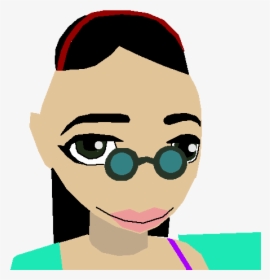 Transparent Roblox Head Png Anime Girl Not Colored Png Download Kindpng - emo anime girl bloodlust rampage transparent roblox