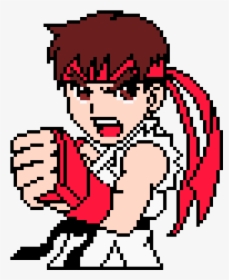 Pixel Art Street Fighter, HD Png Download, Free Download