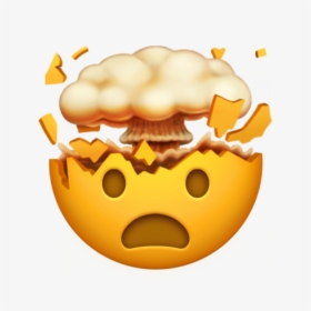 The New Emojis Coming To Your Iphone - New Head Exploding Emoji, HD Png Download, Free Download