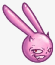 #mq #pink #bunny #devil #emoji #emojis - Cartoon, HD Png Download, Free Download
